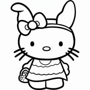 Hello Kitty ausmalbilder 06