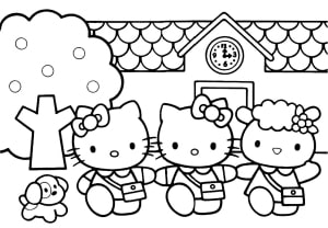 Hello Kitty ausmalbilder 13