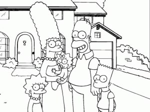 Simpsons ausmalbilder 01