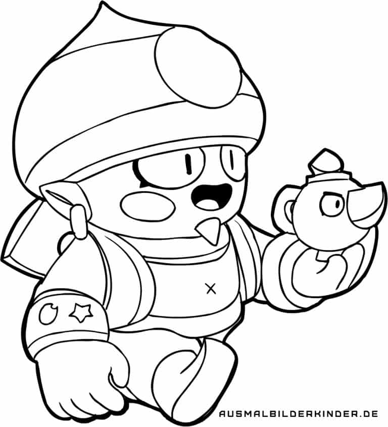 18+ Brawl Stars ausmalbilder Drucken Sie die gesamten kostenlos