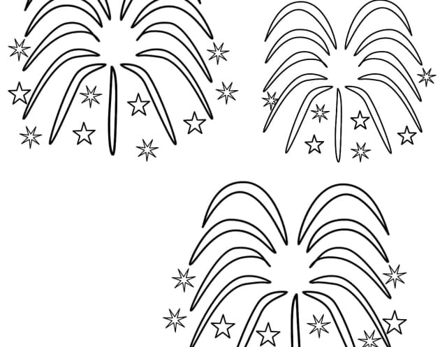 Feuerwerk ausmalbilder 10