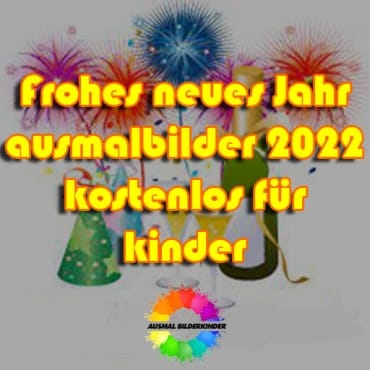 Frohes neues Jahr ausmalbilder kostenlos