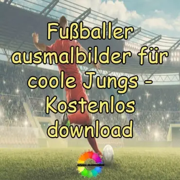 Fußballer ausmalbilder für coole Jungs