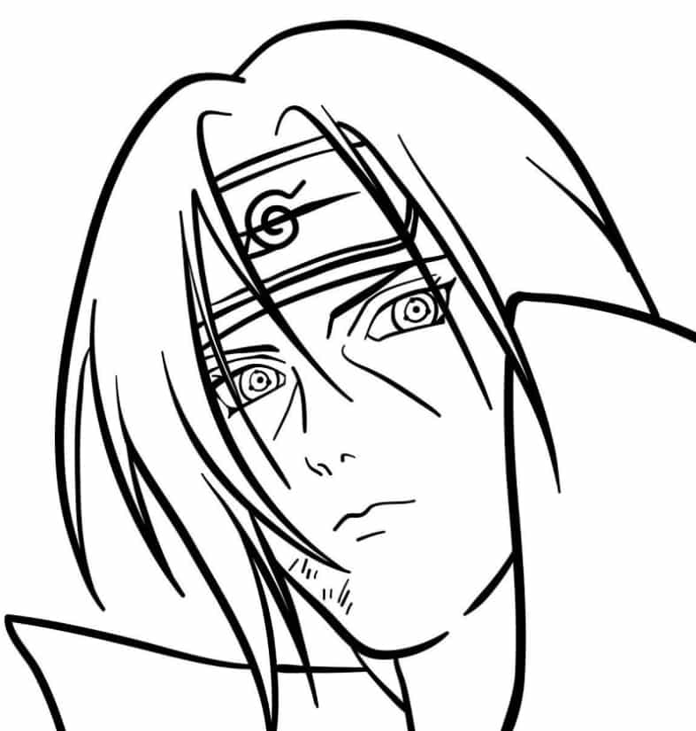 Coolest free Uchiha Itachi coloring pages for fans