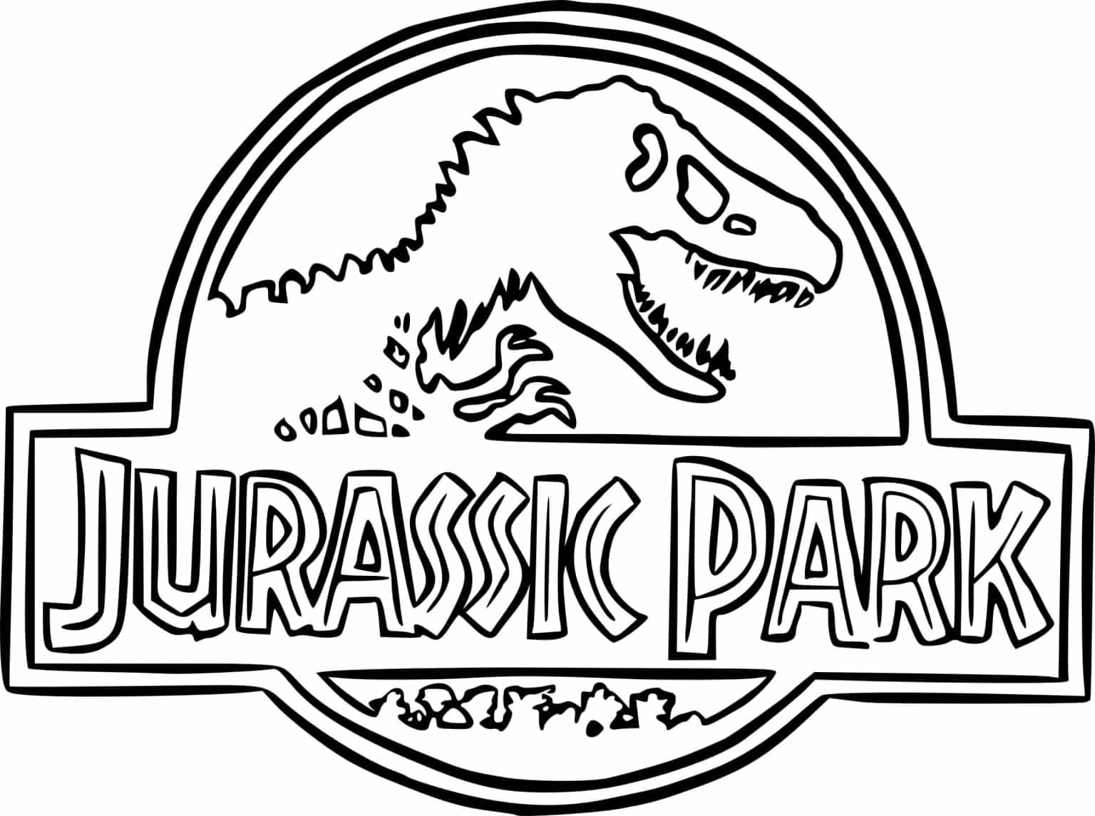 Jurassic World ausmalbilder zum ausdrucken für Kinder