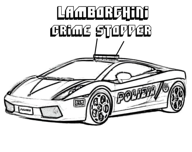 Lamborghini 04 ausmalbild