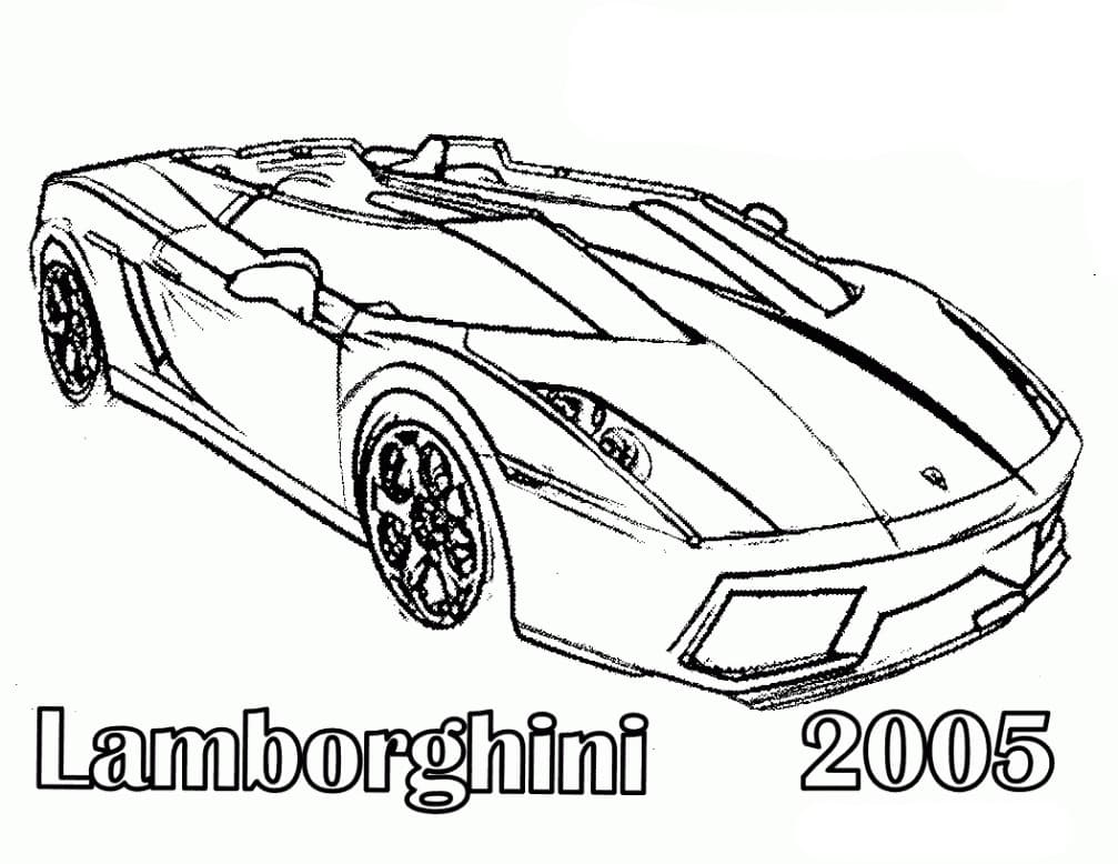 Lamborghini 07 ausmalbild