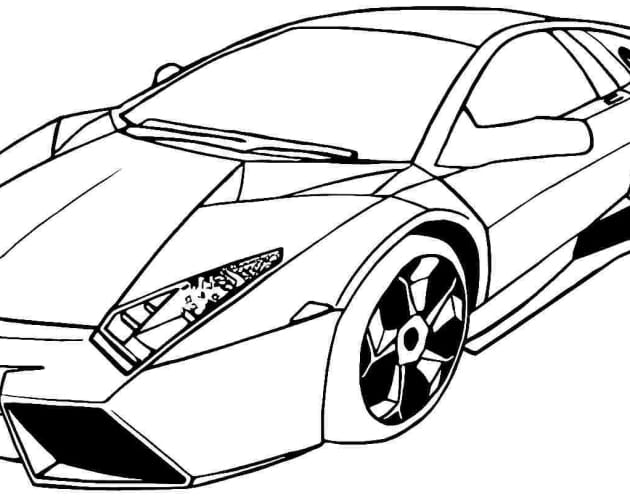 Lamborghini 15 ausmalbild