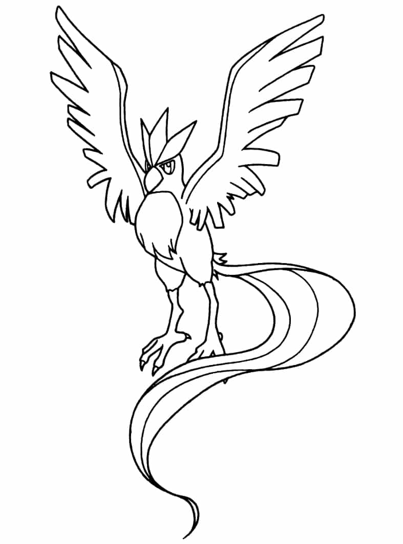 20+ coloring pages of legendary Pokemon for children