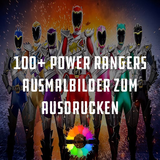100+ Power Rangers ausmalbilder zum ausdrucken