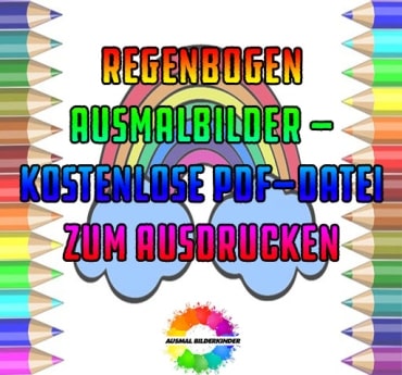 Regenbogen ausmalbilder Kostenlose