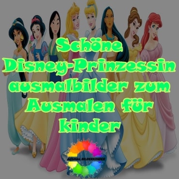 Schöne Disney-Prinzessin ausmalbilden für kinder