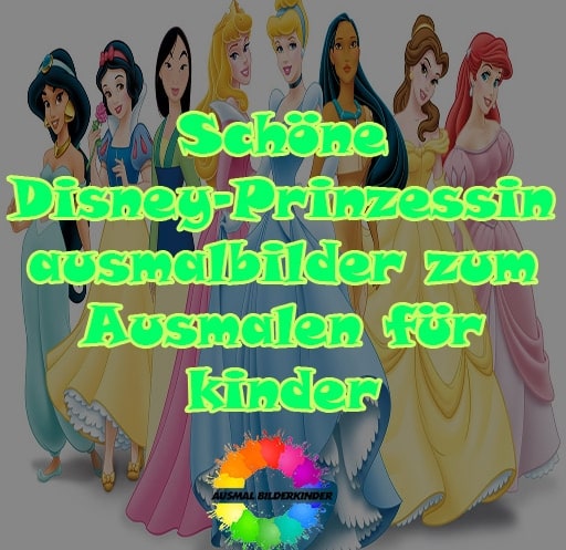 Schöne Disney-Prinzessin ausmalbilden für kinder