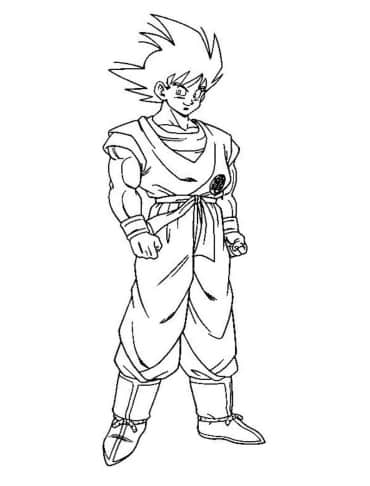 Coloring Pages Dragon Ball Characters Free (latest)