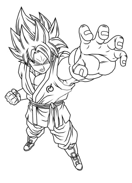 Coloring Pages Dragon Ball Characters Free (Latest)