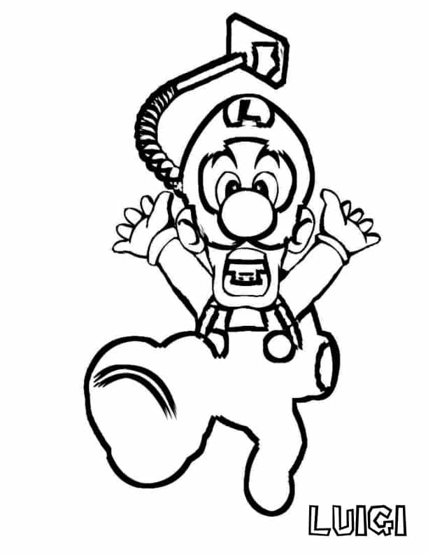 Super Mario ausmalbilder 01