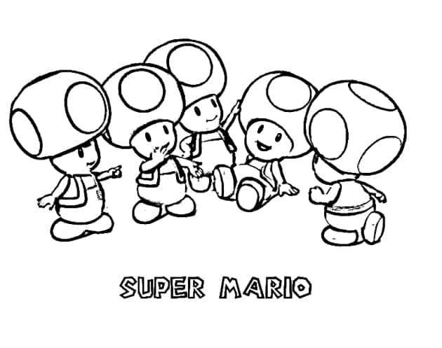 Super Mario ausmalbilder 06
