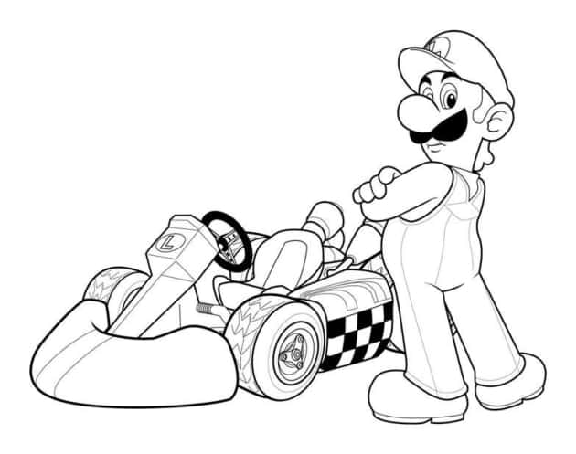 Super Mario ausmalbilder 10