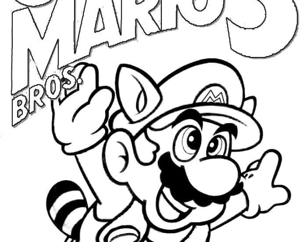 Super Mario ausmalbilder 12