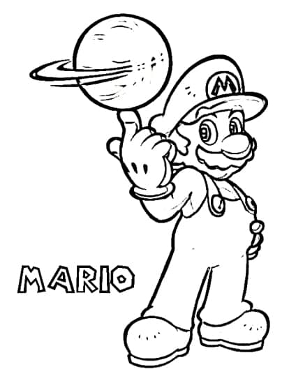 Super Mario ausmalbilder 16
