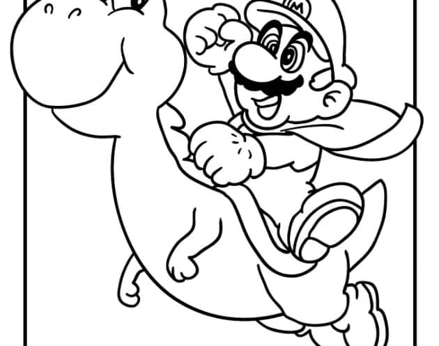 Super Mario ausmalbilder 18