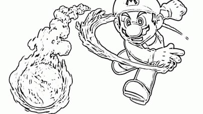 Super Mario ausmalbilder 19