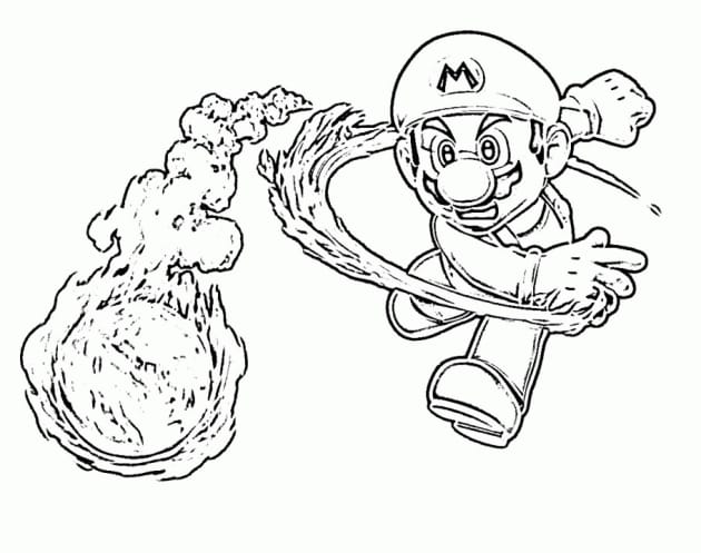 Super Mario ausmalbilder 19