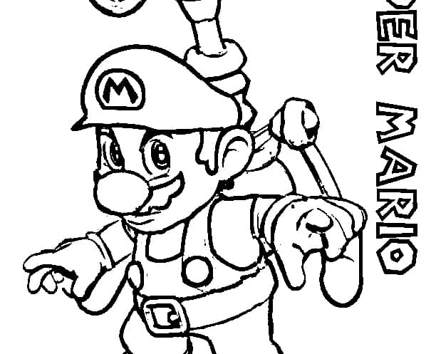 Super Mario ausmalbilder 20