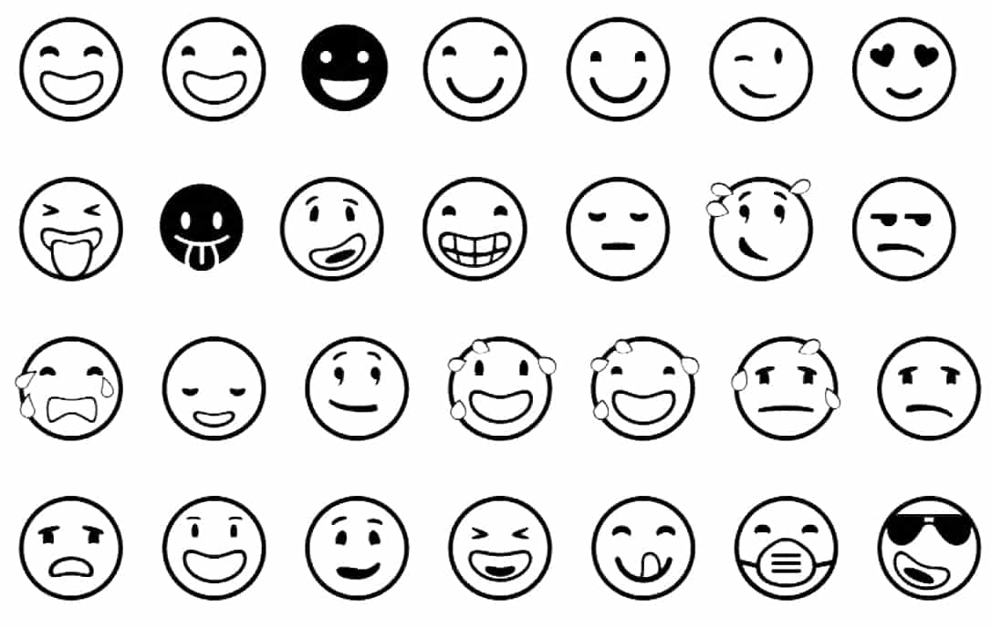 Emoji ausmalbilder 10