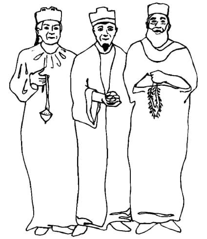 Heilige drei Könige ausmalbilder 05