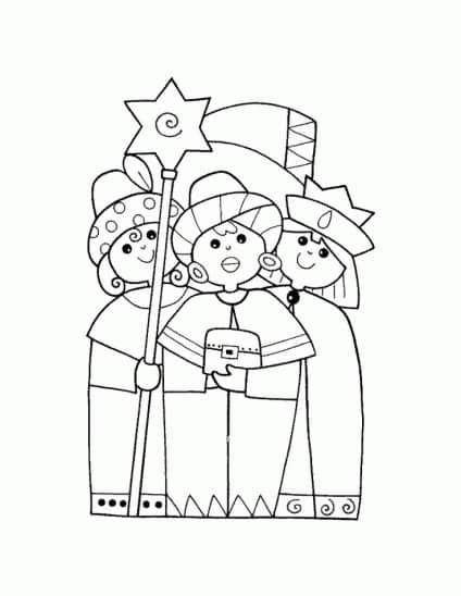 Heilige drei Könige ausmalbilder 11