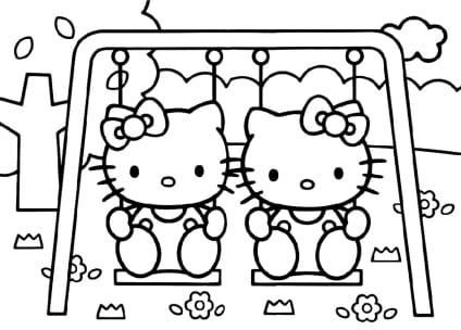 Hello Kitty ausmalbilder 01