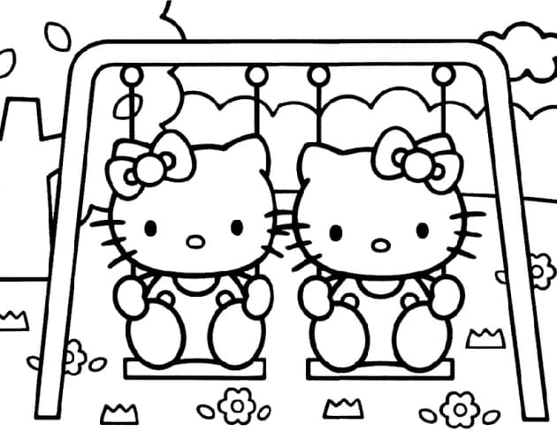 Hello Kitty ausmalbilder 01