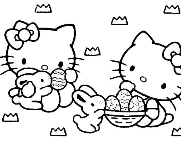 Hello Kitty ausmalbilder 16