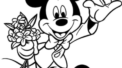 Mickey Mouse ausmalbilder 17