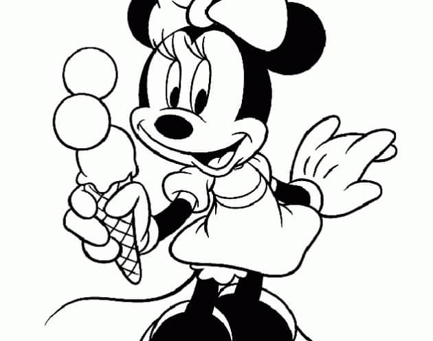 Minnie Mouse ausmalbilder 05