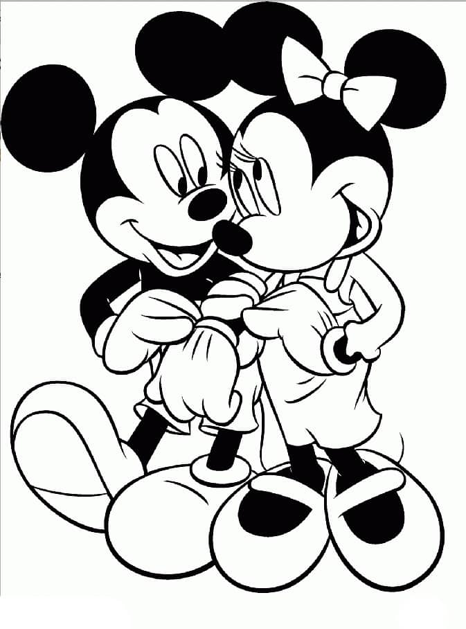 Minnie Mouse ausmalbilder 06