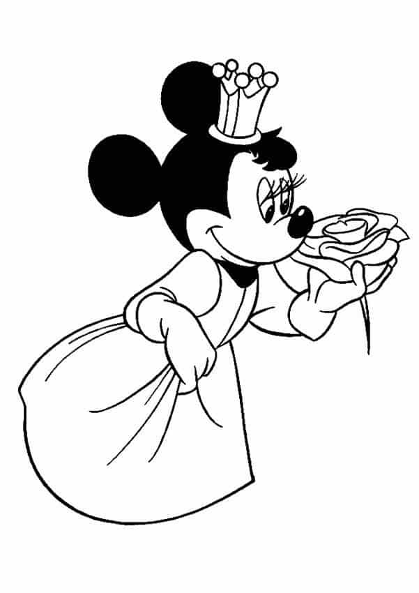Minnie Mouse ausmalbilder 07