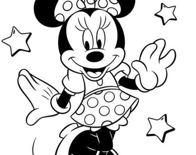 Minnie Mouse ausmalbilder 09