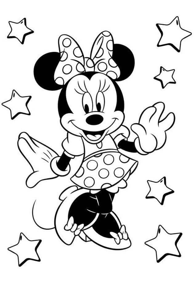 Minnie Mouse ausmalbilder 09