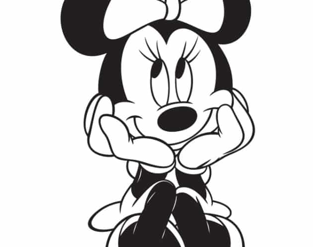 Minnie Mouse ausmalbilder 10