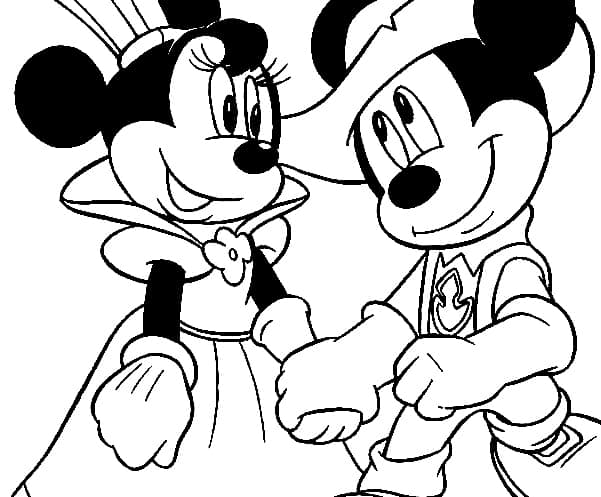 Minnie Mouse ausmalbilder 11