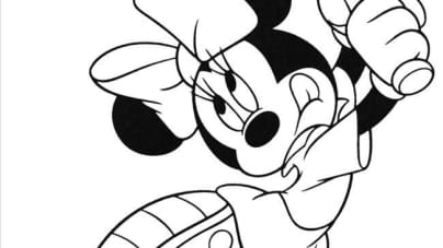 Minnie Mouse ausmalbilder 13