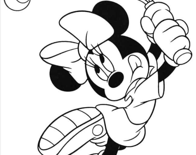 Minnie Mouse ausmalbilder 13