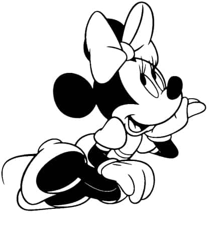Minnie Mouse ausmalbilder 15