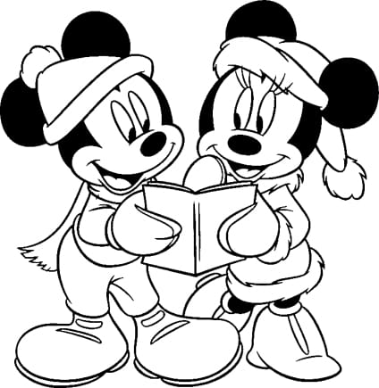 Minnie Mouse ausmalbilder 16