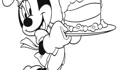 Minnie Mouse ausmalbilder 17