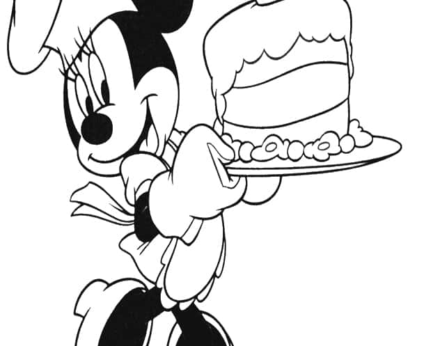 Minnie Mouse ausmalbilder 17