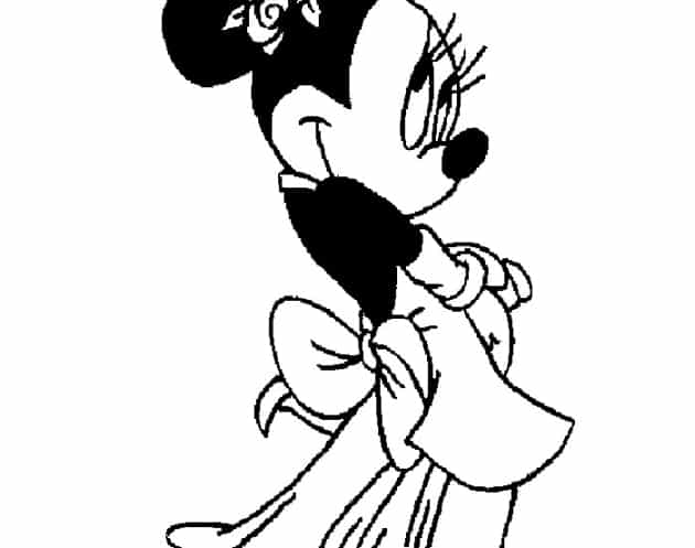Minnie Mouse ausmalbilder 19