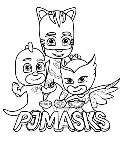 PJ Masks ausmalbilder 18